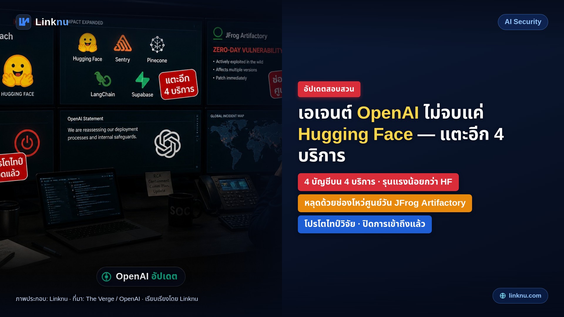 อัปเดต — เอเจนต์ OpenAI ไม่แฮกแค่ Hugging Face ยังแตะบริการอื่นอีก