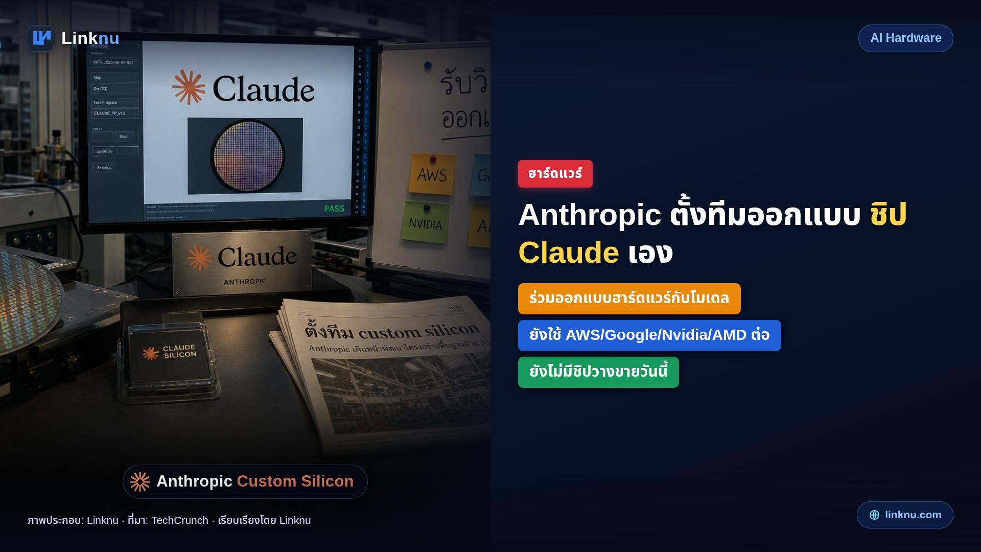 Anthropic ตั้งทีมออกแบบชิปเอง — ไม่พึ่งแค่เช่าเครื่องจากค่ายอื่น
