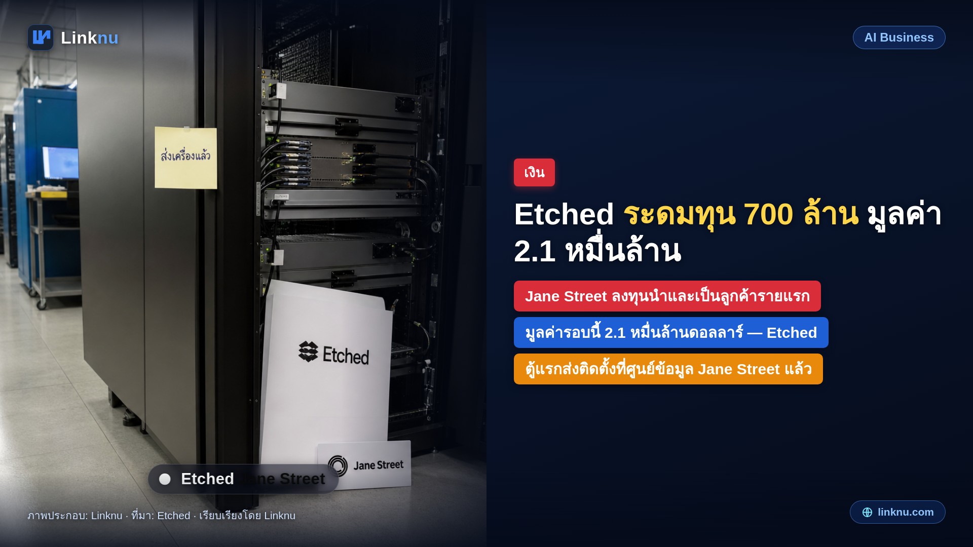Etched ระดมทุน 700 ล้านดอลลาร์ มูลค่าพุ่งเป็น 2.1 หมื่นล้าน