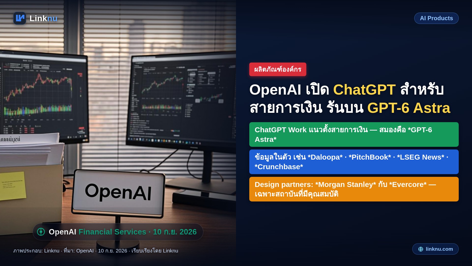 OpenAI เปิดแชทจีพีทีเวอร์ชันวอลล์สตรีต
