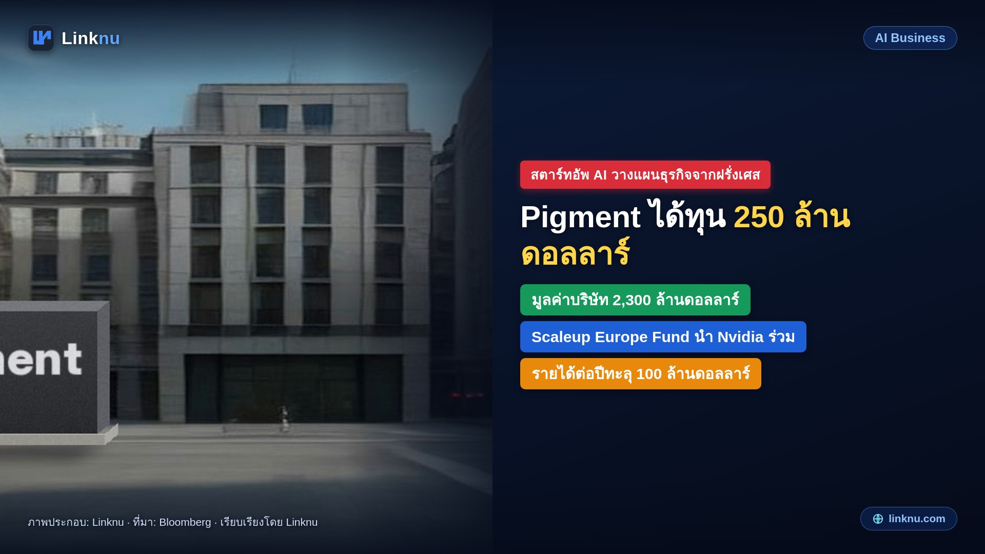 Pigment สตาร์ทอัพ AI ฝรั่งเศสคู่แข่ง Excel ได้ทุน 250 ล้านดอลลาร์ มูลค่า 2,300 ล้าน Nvidia ร่วมลง